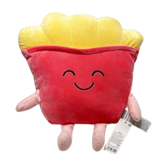 Miniso Life French Fries Plush Pink Yellow 14 inch Food Series w Tag - Picture 6 of 8